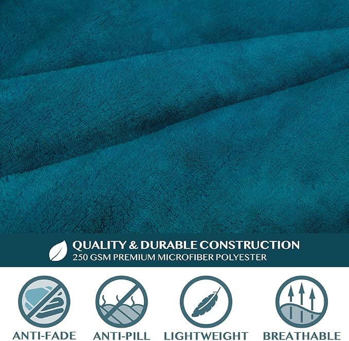 PAVILIA Blanket with Sleeves for Adult Women Men, Soft Warm Wearable Blanket Fleece Wrap Throw, Robe Blanket Gift - Image 8