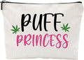 ZUYUROU Funny Makeup Bag Cosmetic Pouch for Travel and Daily Purse Organization, Puff Princess Canvas Zipper Toiletry Case for Women by ZUYUROU