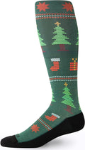 Nylon Knee High Socks - 15-20mmHg Graduated Compression Socks - Soft & Breathable Support Unisex Socks by Comrad