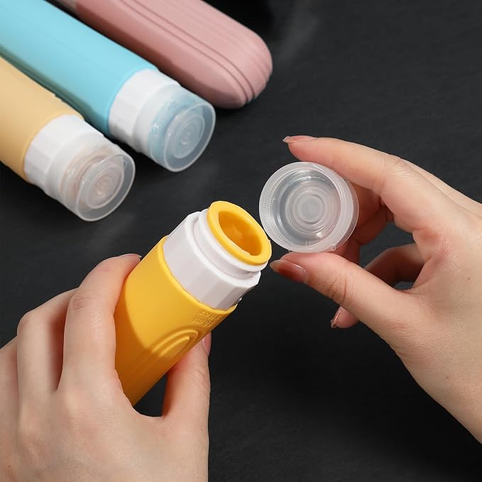 26 Pack Travel Size Toiletries, Tsa Approved Travel Containers for Toiletries, Leak Proof Silicone bottles and Shampoo Conditioner, Essential Toiletry Accessories. - Image 5