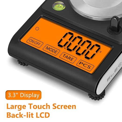 Fuzion Milligram Scale 50g/0.001g, Powder Scale with 9 Accessories | Includes Calibration Weights, Mg Scale for Powder, Supplement, Jewelry, Capsule Filling, Reloading - Image 2