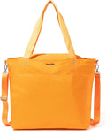 Baggallini Carryall Tote - Lightweight Nylon Zipper Top Weekender Travel Beach Bag w/Luggage Sleeve by baggallini