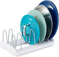 YouCopia StoreMore Adjustable Pot Lid Organizer, Standard, White by YouCopia