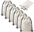 6 PCS Flannel Cloth Shoe Bags for Travel & Packing for Women & Men | 17.7 x 13.8 in | Fits One Pair up to Men's US Size 13 | Drawstring | Dust Resistant | Washable & Reusable | Closet Storage by Unknown