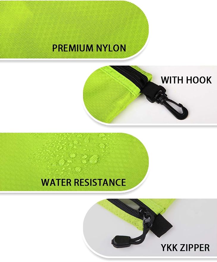 GOX Small Toiletry Bag for Men Bulk Cosmetic Bag Dopp Kit Carry On Zipper Pouch Organization Nylon Small Packing Sack Water Repellent - Image 5