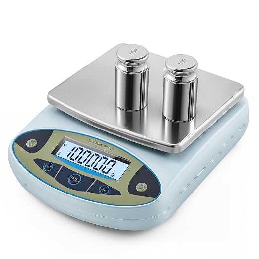 Antstone lab Scale 6000g x 0.01g Digital Gram Scale 0.01g Accuracy High Precision Scientific Analytical Balance for Laboratory, Jewelry Weighing (6000g, 0.01g) - Image 7
