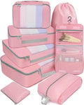 BAGAIL 6 Set/8 Set/10 Set Packing Cubes Various Sizes Packing Organizer for Travel Accessories Luggage Carry On Suitcase by BAGAIL