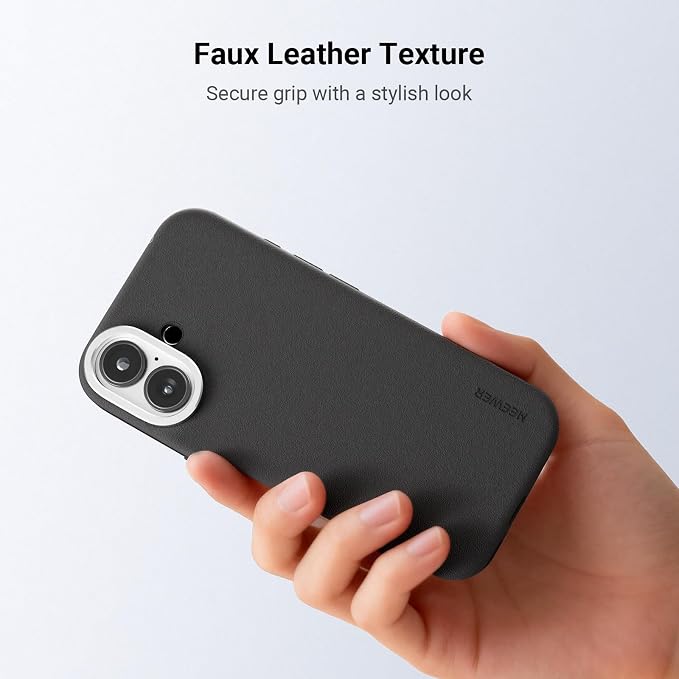 NEEWER Phone Case for 17 Only, Modular Protective TPU/PC Phone Cover with 67mm Filter Ring, 17mm Lens Backplate, T Mount Lens Adapter Compatible with Moment MagSafe iPhone 17, PA159 (Black + Silver) - Image 7
