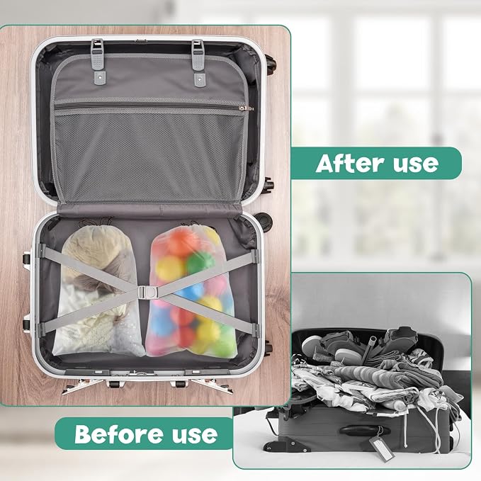 32 Pcs Shoe Bags for Travel, PLULON 15.7" x 11.8" Clear Drawstring Storage Bags Shoes Organizer for Packing Waterproof Dustproof Women Men Portable Travel Essentials - Image 5