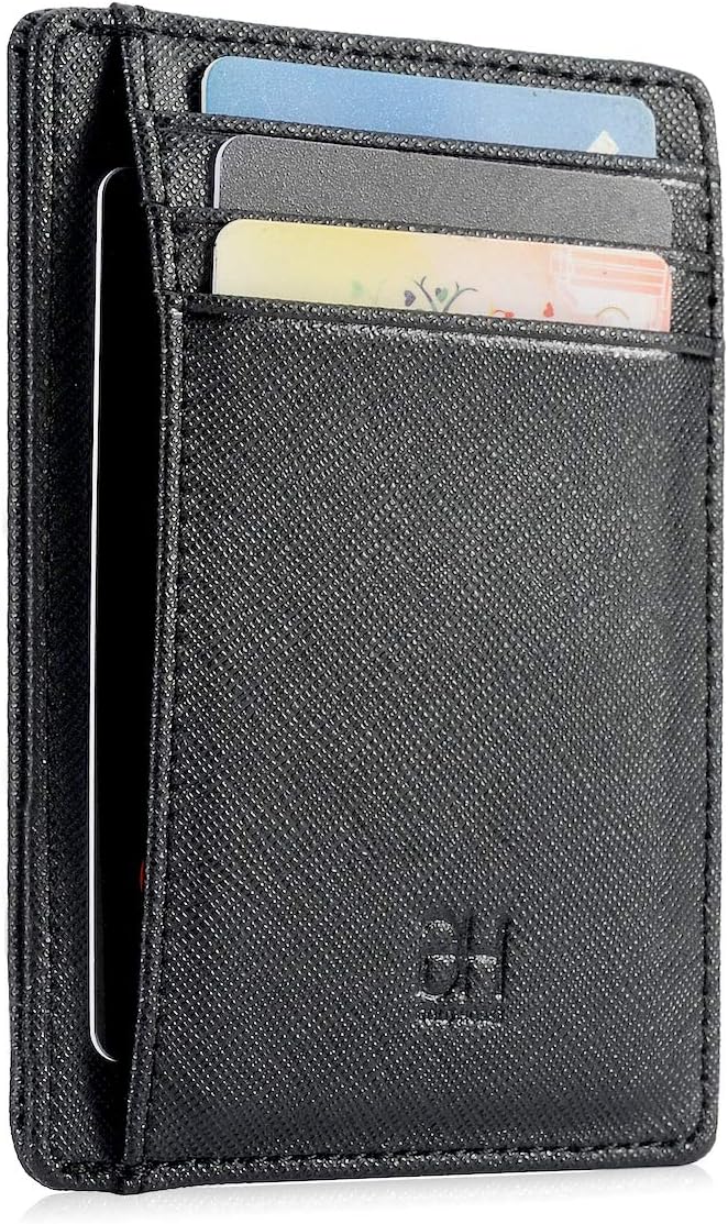GH GOLD HORSE Slim RFID Blocking Card Holder Minimalist Leather Front Pocket Wallet for Women | Slim by GH+GOLD+HORSE