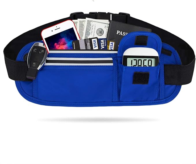 Slim Running Belt Fanny Packs for Women Men, Reflective Waist Pack Phone Holder for Walking Fitness Workout Exercise,Water Resistant Running Travel Belt Bag Jogging Pouch, Gym Accessories for Runner - Image 7