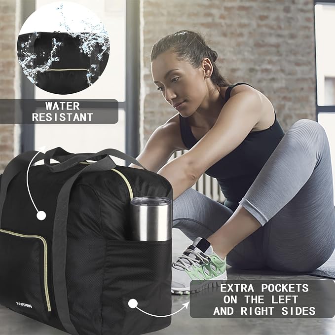 F.FETIVIN Personal item travel bag 18x14x8 for Spirit Airlines Lightweight carry on duffle bag for Gym,Sports,Vacation - Image 6