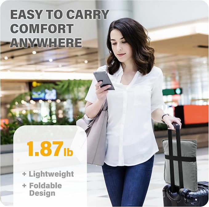 SPRING SEAON Large Gel Seat Cushion for Pressure Relief, Honeycomb Design | Extra-Thick Gel Filling, Honeycomb Design, Anti-Slip Bottom, Long-Sitting Comfort for Travel, Airplanes, Office & Cars - Image 3