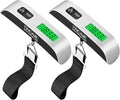BAGAIL Digital Luggage Scale, 110lbs Hanging Baggage Scale with Backlit LCD Display, Portable Suitcase Weighing Scale, Travel Luggage Weight Scale with Hook, Strong Straps for Travelers by BAGAIL