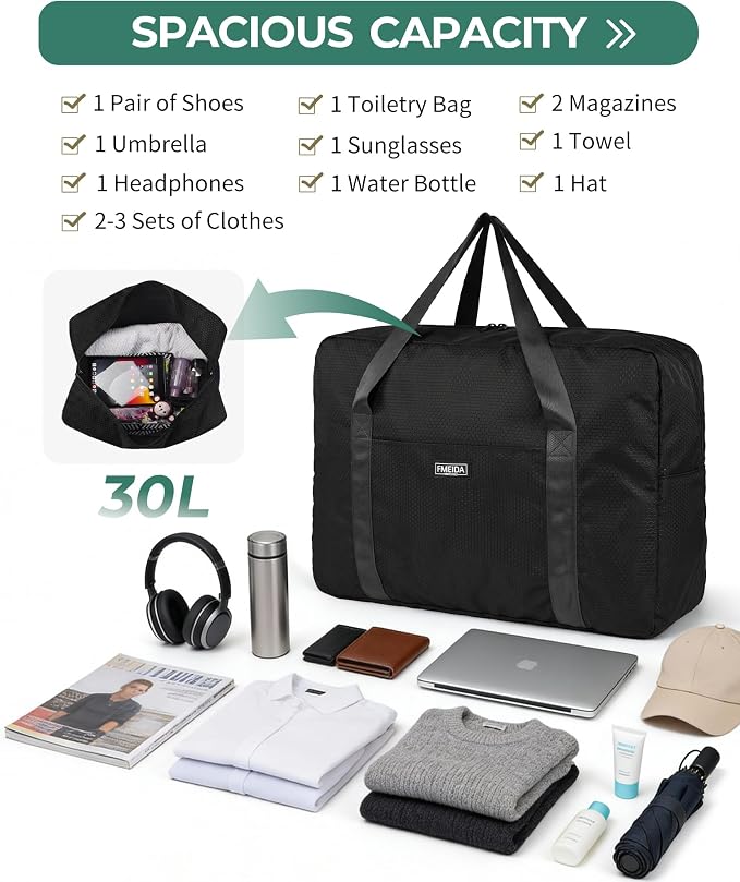 For Frontier Airlines Personal Item Bag 18x14x8 Travel Duffel Bag Carry on | Airline-Approved, Carry on Luggage, Fits Underseat & Overhead Bin, Save On Check-in Fees, Water-resistant, Tear-resistant - Image 4