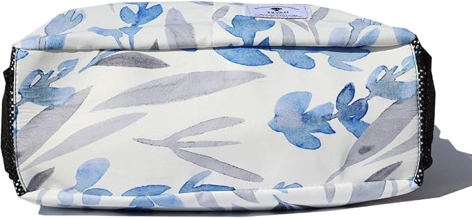 ESVAN Original Floral Water Resistant Large Tote Bag Shoulder Bag for Gym Beach Travel Daily Bags Upgraded - Image 8