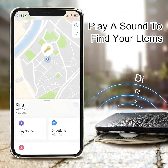Android GPS Tracker for Vehicles No Subscription, 4 Pack | Hidden Tracking Device, Car Tracker Compatible with Google Find My, Smart Tag with Audio for Kids, Key, Dogs, Luggage, Bag - Image 4
