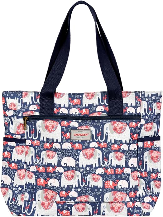 GAENMESN Women's Lightweight Waterproof Tote Bag Durable Designer Handbag with Zipper Travel Commute Everyday Use by GAENMESN