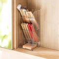 PAVSTINE Medicine Cabinet Organizer with Adjustable Dividers, Clear Open Storage Compartment, Space-Saving Makeup Brush Holder for Bathroom, Wall Cabinet, Vanity Countertop (2-Tier Full Slant) by PAVSTINE