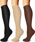 FEYHAY Copper Compression Socks (3 Pairs) 15-20 mmHg Circulation is Best Athletic & Daily for Men & Women, Running, Climbing by FEYHAY
