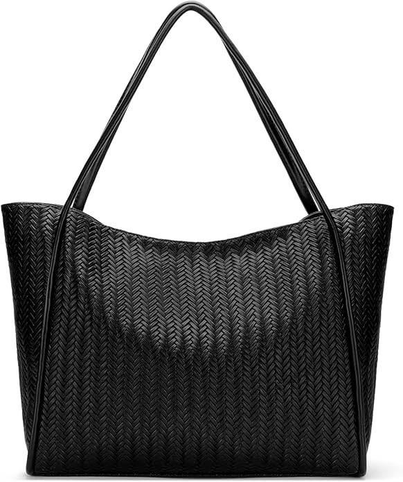 Tote Bag for Women Vegan Leather Shoulder Purse Large Capacity Travel Bag by FALANMULE