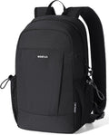 ECOHUB Mini Anti-Theft RFID Backpack for Women and Men, Water-Resistant, Lightweight Travel Daypack with iPad Sleeve, Key Holder, 9 Pockets, Daily Short Trips, Black | 10L RFID Blocking Backpack for Men Lightweight&Small Daypack with 9 Pockets,Water Re... by ECOHUB