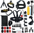 50-in-1 Action Camera Accessories Kit for GoPro Hero 13/12/11/10/9 Insta360 X5/X4/X3 DJI ActionEK5000/EK7000 Pro/Brave 4/ Pro/Brave 7 Max Fusion SJ4000 SJ5000 by Unknown