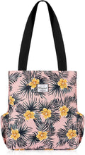 KAMO Floral Tote Bag - Waterproof Lightweight Handbags Travel Shoulder Bag for Hiking Yoga Gym Swimming Travel Beach by KAMO