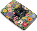 Maicican RFID Blocking Aluminum Credit Card Holder | Slim Metal Wallet for Women & Men, Business Card Case for Travel, Fits Front Pocket, Card holder wallet - Flower Cat by Maicican