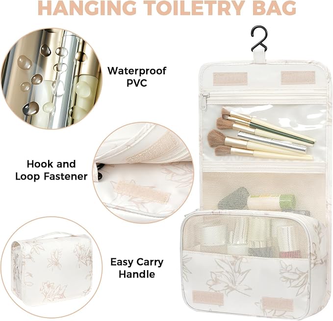BAGAIL 9 Set Packing Cubes with Packing List Luggage Packing Organizers for Travel Accessories (Pink floral) - Image 6