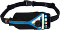 SPIbelt Running Belt Original for Women Men, Phone Holder for Running, Running Fanny Pack, Holder for Phone, Running Waist Pack, Adjustable Waist, [Fits All Phones]. Black with Turquoise Zipper by SPIbelt