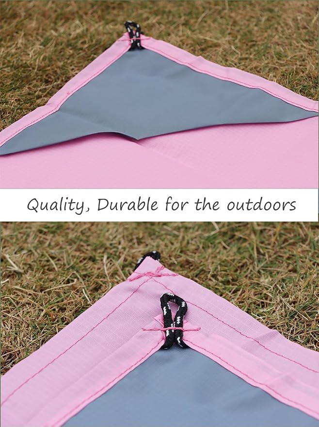 Orga'Neat Pocket Picnic Blanket, Compact Lightweight Tarp for Camping | Foldable, Easy to Carry, Water Resistant Sandproof Washable Quick Dry Mat for Beach, Festival, Travel, Outdoor Recreation - Image 3