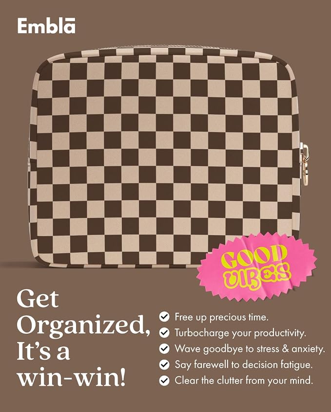 Makeup Bag for Women, Travel Cosmetic Organizer, Waterproof Toiletry Pouch | Large Nylon Cosmetic Bag with Zipper, Water-Resistant Beauty Pouch for Purse, Travel Essentials, Make up Case - Image 6