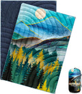 Camping Blanket,Puffy Blanket Lightweight Packable Camping Blanket Outdoor Blanket for Camping,Traveling, Stadium, Hiking, Picnics by hotkoko