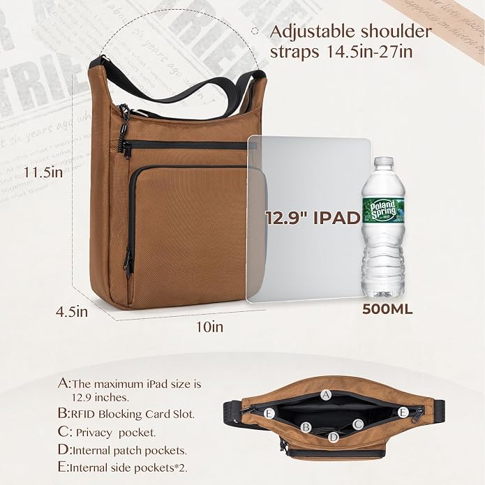 Sling Backpack Anti theft Crossbody Shoulder Bag for Men and Women Travel Work - Image 5