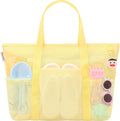 Tagitary Mesh Beach Bag with Zipper Large Beach Tote Waterproof Sandproof with 8 Pockets for Toys Pool Bag Beach Accessories by Tagitary