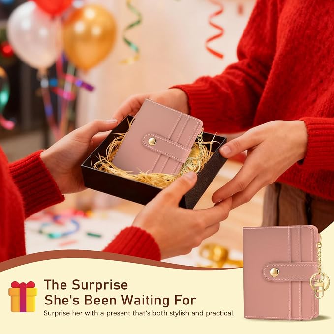 Jogjam Rfid Women Wallet, Small Slim Thin Compact Credit Card Holder | PU Leather Bifold Cash Zipper Coin Pocket ID Window, for Female Ladies Teen Girls Girly Gifts - Image 7