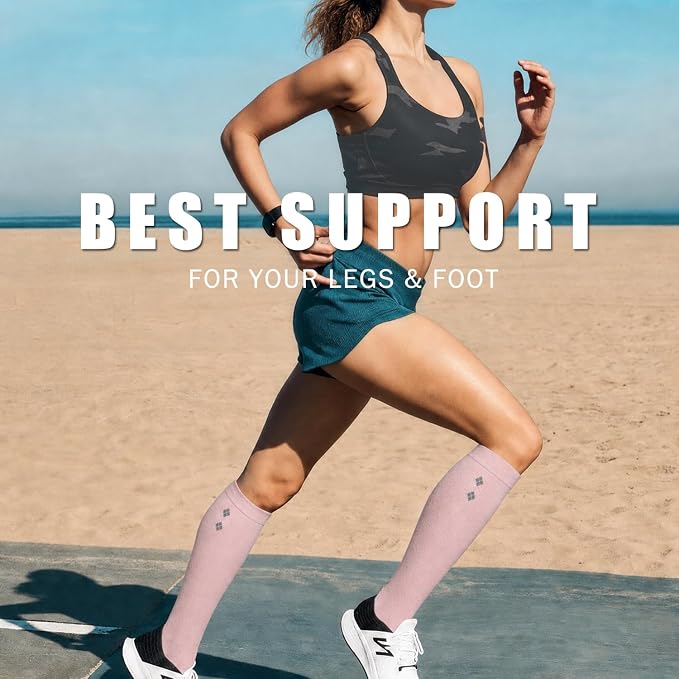 Copper Compression Socks for Women & Men (6 pairs) - Best Support for Nurses, Running, Hiking, Recovery - Image 4