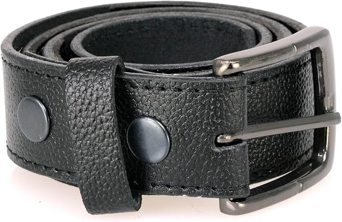 Milwaukee Leather Men's Black Money Leather Belt, MP7150 | Interchangeable Buckle; Hidden Money Pocket; Rider Storage - Image 6