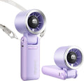 Gaiatop Portable Handheld Turbo Fan, 15 Hrs Cooling, 180° Foldable 4-in-1 Hand Held Fans, 6-Speed (1-100) Personal Mini Handheld Fans, Small Portable Fan for Travel Working Outdoor, Women Gifts Purple by GAIATOP