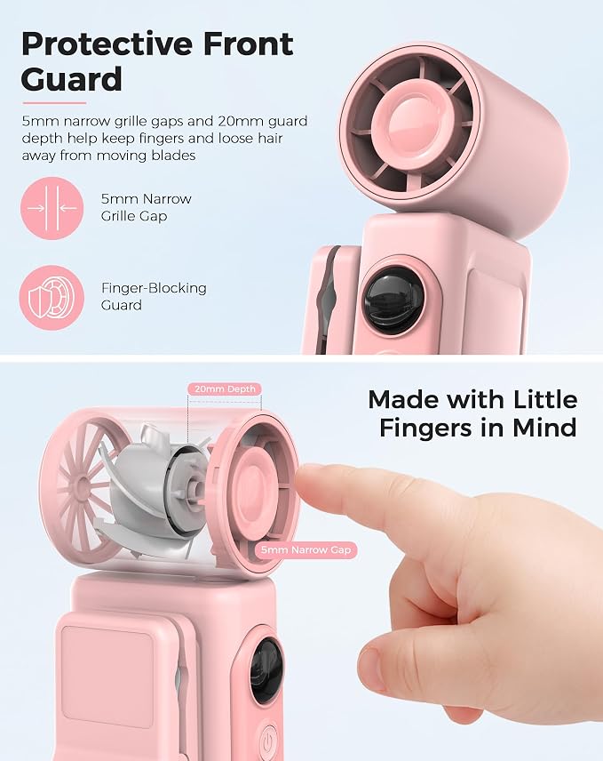 Hotsales Clip-On Portable Fan for Strollers, Handheld Turbo Fan for Travel | Small But Mighty Mini Fan, Detachable 360° Rotating Clip, LED Display, Rechargeable, Summer Outings, Gifts For Women And Men - Image 9