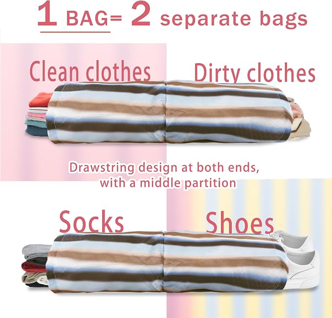 7 Pcs Compression Packing Cubes Travel for Suitcases, Luggage Organizer Washable Storage Bags Set for Backpack Travel- Packaging Cubes for Carry-Ons and Storage - Image 6