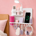 Metal Bedside Wall Shelf,【No Drill】 Wall Organizer for Dorm Teen Room Decor | Floating Bedside Shelf Wall Mount Nightstand for Bedroom, Loft Bed, Bunk Bed, Small Room Stuff, Teen Girl, RV Shelves, Dorm by Yaztops