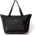 Baggallini Carryall Expandable Lightweight Travel Tote 22" Packable Folding Compact Nylon Washable Weekender w/Luggage Sleeve by baggallini