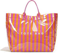Lushandy PVC Tote Bag for Women Jelly Beach Bag Top Handle Hobo Handbag | Water-Resistant, Wipe Clean, Lightweight by Lushandy