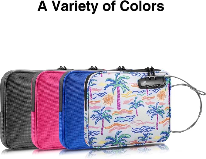 KOSMCCO Beach Locking Bag, Portable Safe, 9x7.5 Inch, Beach Day | Anti-Theft Design, Security Cable Included, Holds Phone Wallet and Keys, Ideal for Beach Pool Cruise and Travel - Image 7
