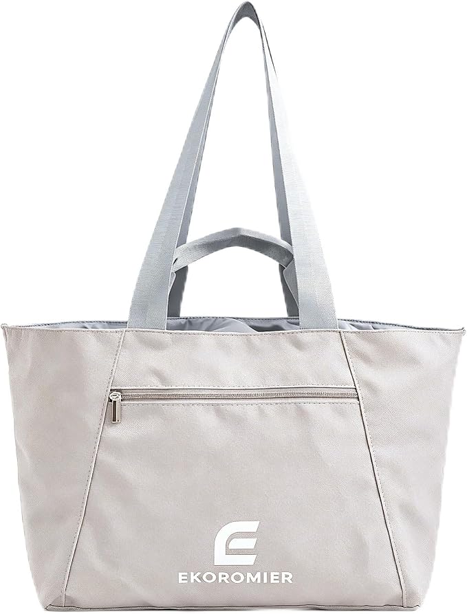 EKOROMIER Dual-Handle Expandable Tote Bag,Ultra-Lightweight Travel Bag | Expandable 30L-50L waterproof handbags & wear-resistant shopper. Perfect weekender, carry on, gym or beach bag. by EKOROMIERHOME