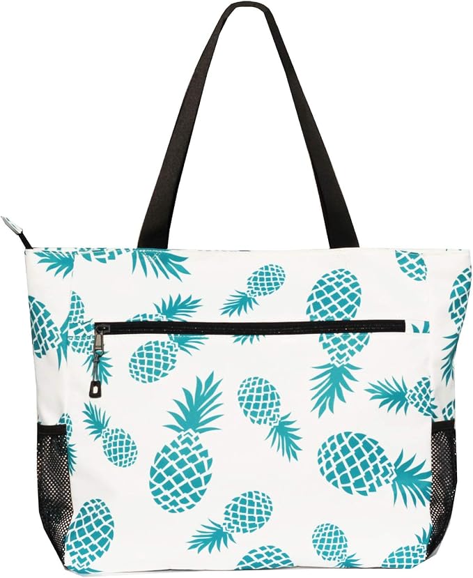 ESVAN LARGE BEACH BAG Water Resistant Lightweight 20 inch Women Oversize Tote Bag for Gym Beach Travel Pool Yoga Nurse - Image 6