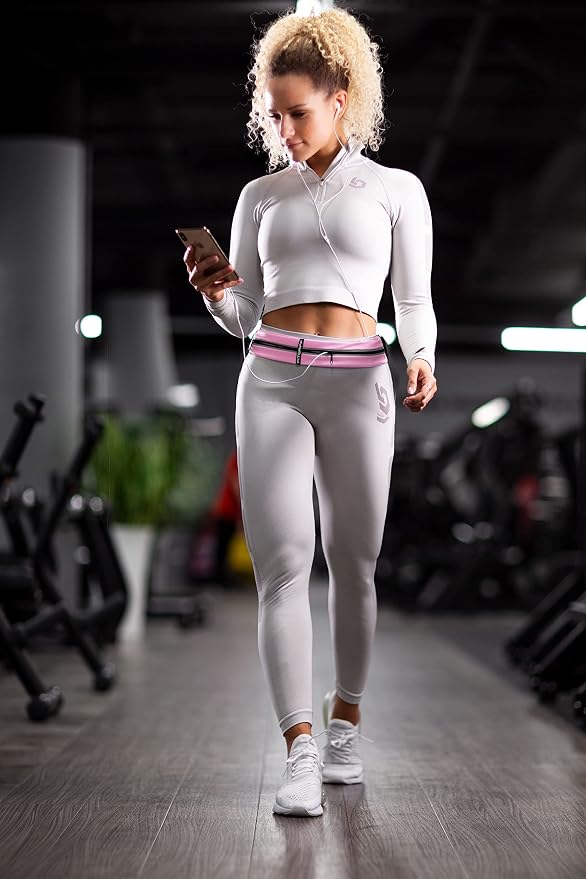 Fitgriff® Running Belt for Men & Women - Secure Jogging Pouch for Phone, Keys & Essentials - For All Cell Phones - Image 7