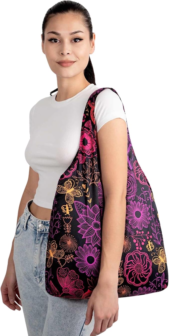 Nanobag Standard 19L Tote Foldable Packable Reusable Grocery Shopping Bag | 0.9 oz Premium Portable Collapsible Ultralight Pocket-Sized for Everyday Use & Travel - Image 2